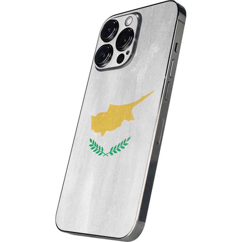 Cyprus Flag Distressed iPhone 14 Pro Skin