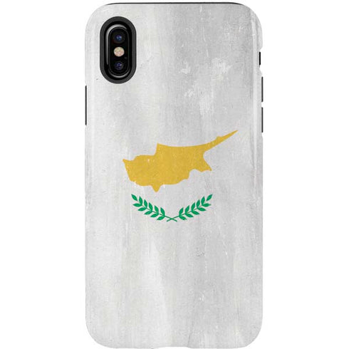 Cyprus Flag Distressed iPhone XS Pro Case