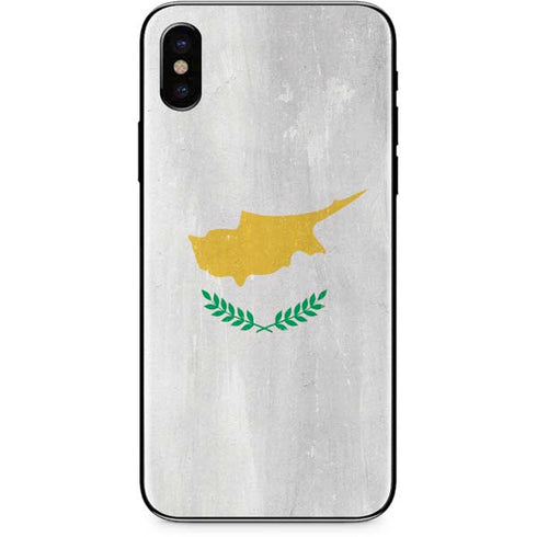 Cyprus Flag Distressed iPhone XS Skin