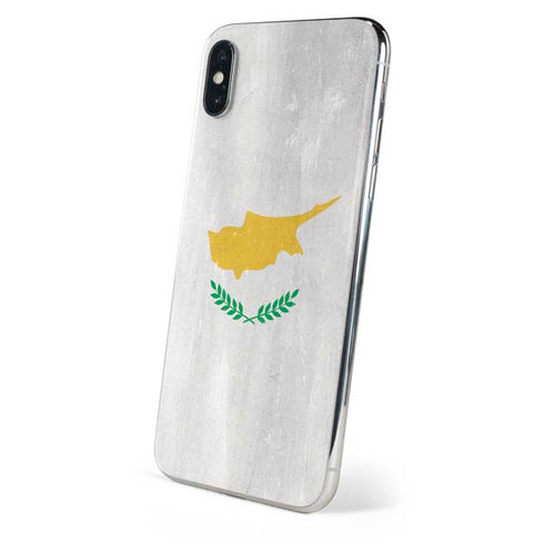 Cyprus Flag Distressed iPhone XS Skin