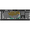 Cyprus Flag Distressed K95 RGB PLATINUM Mechanical Gaming Keyboard Skin