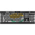 Cyprus Flag Distressed K95 RGB PLATINUM Mechanical Gaming Keyboard Skin