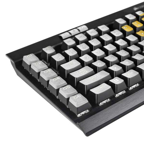 Cyprus Flag Distressed K95 RGB PLATINUM Mechanical Gaming Keyboard Skin