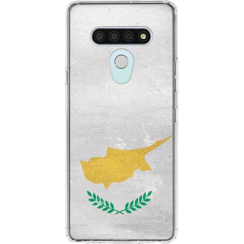 Cyprus Flag Distressed LG Stylo 6 Clear Case