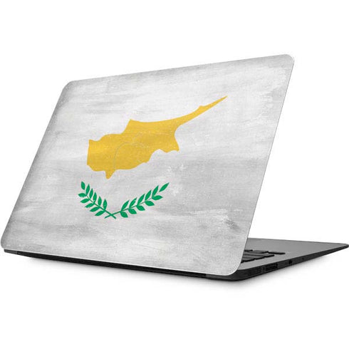 Cyprus Flag Distressed Apple MacBook Skin