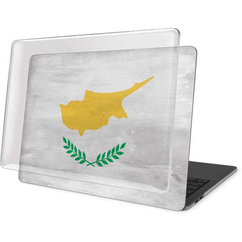 Cyprus Flag Distressed MacBook Pro 15in (2016-19) Case plus Skin