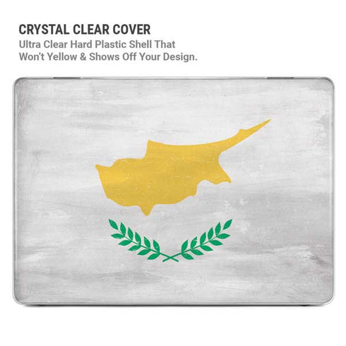 Cyprus Flag Distressed MacBook Pro 16in (2021-25) Case plus Skin