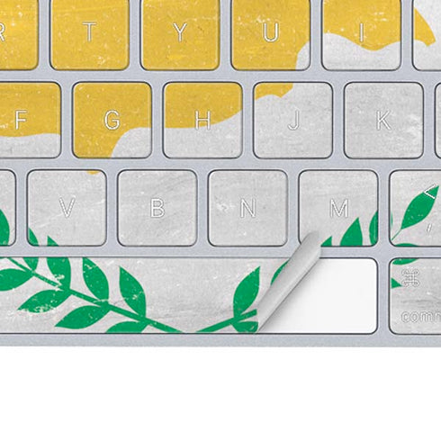 Cyprus Flag Distressed Magic Keyboard Skin