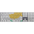 Cyprus Flag Distressed Magic Keyboard with Numeric Keypad Skin