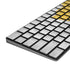 Cyprus Flag Distressed Magic Keyboard with Numeric Keypad Skin