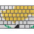 Cyprus Flag Distressed Magic Keyboard with Numeric Keypad Skin