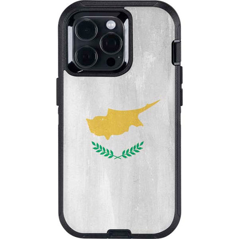 Cyprus Flag Distressed Otterbox Defender iPhone Skin
