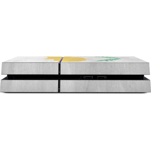 Cyprus Flag Distressed PS4 Console Skin