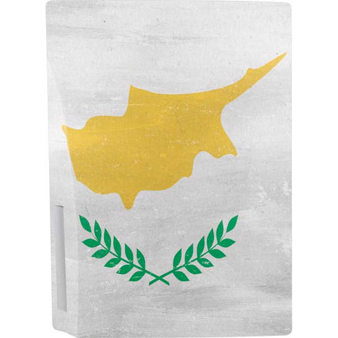 Cyprus Flag Distressed PS5 Console Skin
