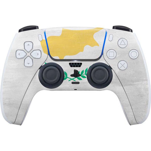 Cyprus Flag Distressed PS5 Controller Skin