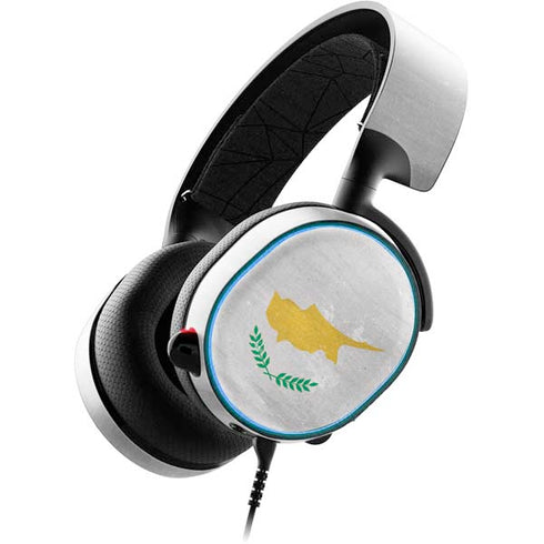 Cyprus Flag Distressed SteelSeries Arctis 3 Skin