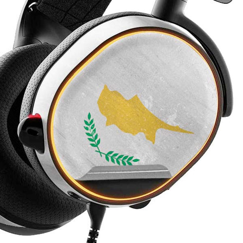 Cyprus Flag Distressed SteelSeries Arctis 3 Skin
