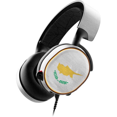 Cyprus Flag Distressed SteelSeries Arctis 5 Skin