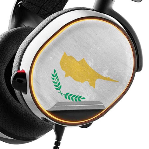 Cyprus Flag Distressed SteelSeries Arctis 5 Skin