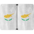 Cyprus Flag Distressed Surface Duo Skin