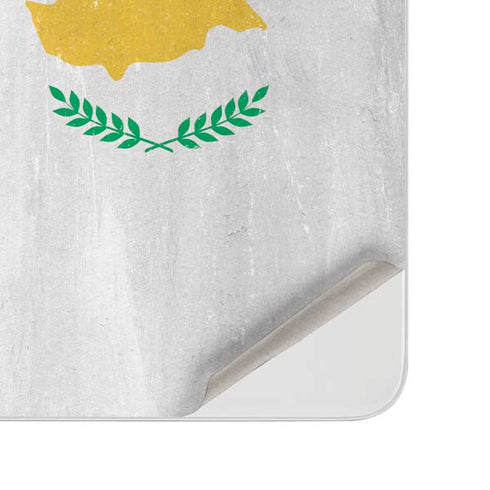 Cyprus Flag Distressed Surface Duo Skin