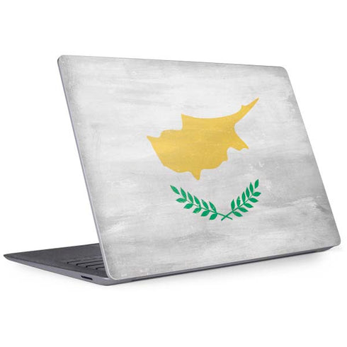Cyprus Flag Distressed Surface Laptop 3 13.5in Skin