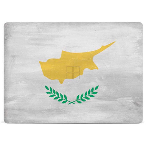 Cyprus Flag Distressed Surface Laptop 3 13.5in Skin