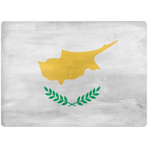 Cyprus Flag Distressed Surface Laptop 4 15in Skin