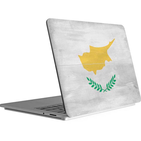 Cyprus Flag Distressed Surface Laptop Studio Skin
