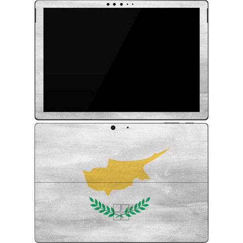 Cyprus Flag Distressed Surface Pro 7 Skin