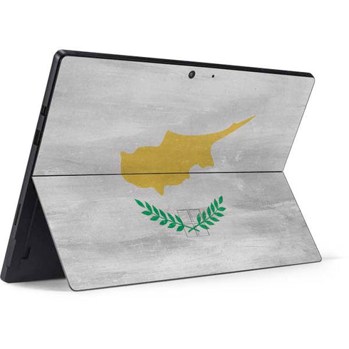 Cyprus Flag Distressed Surface Pro 7 Skin