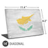 Cyprus Flag Distressed Universal Laptop 14in (11.4 x 8.2in) Skin