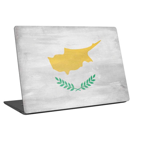 Cyprus Flag Distressed Universal Laptop 16in (13 x 9.4in) Skin