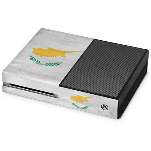 Cyprus Flag Distressed Xbox One Console Skin