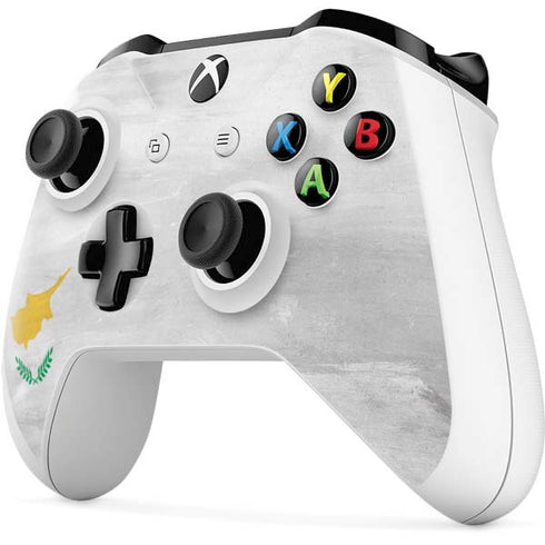 Cyprus Flag Distressed Xbox One S All-Digital Edition Bundle Skin