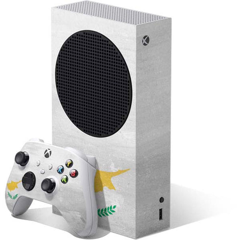 Cyprus Flag Distressed Xbox Series S Bundle Skin