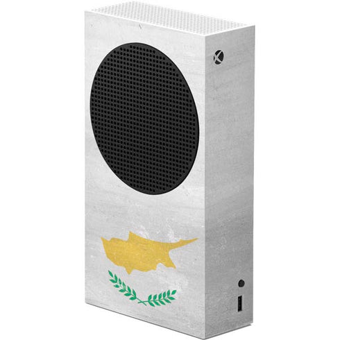 Cyprus Flag Distressed Xbox Series S Console Skin