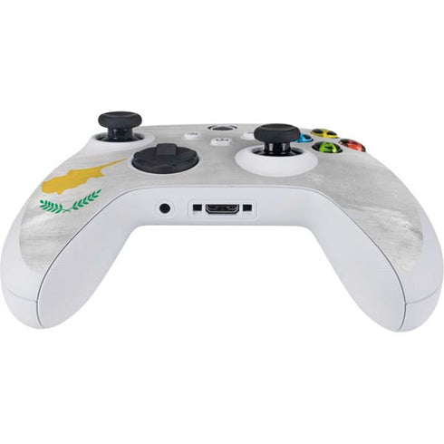 Cyprus Flag Distressed Xbox Series S Controller Skin
