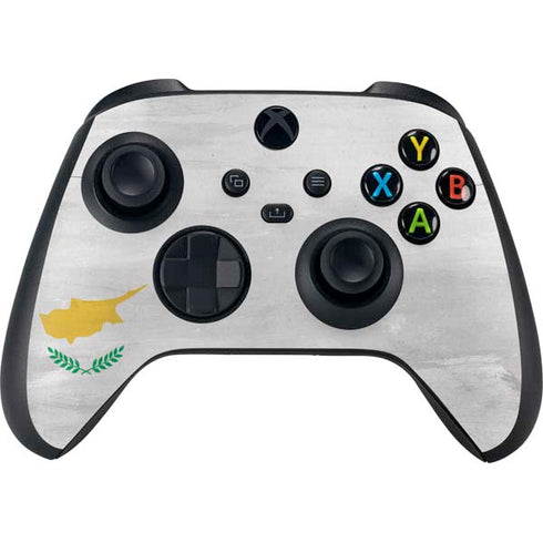 Cyprus Flag Distressed Xbox Series X Controller Skin