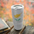 Cyprus Flag Distressed Yeti 20oz Tumbler Skin