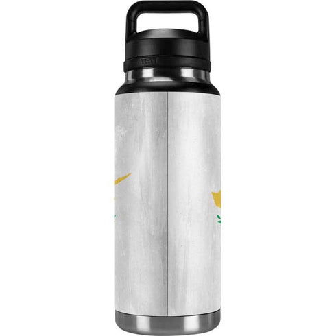 Cyprus Flag Distressed YETI Rambler 36oz Bottle Skin