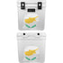 Cyprus Flag Distressed YETI Roadie 24 Hard Cooler Skin
