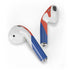 Czech Republic Flag Distressed Apple AirPods Skin