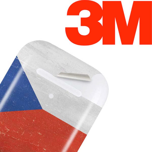 Czech Republic Flag Distressed Apple AirPods Skin