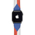 Czech Republic Flag Distressed Apple Watch Band 42-44mm