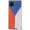 Czech Republic Flag Distressed Galaxy A12 Clear Case