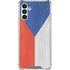 Czech Republic Flag Distressed Galaxy A13 5G Clear Case