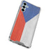 Czech Republic Flag Distressed Galaxy A13 5G Clear Case