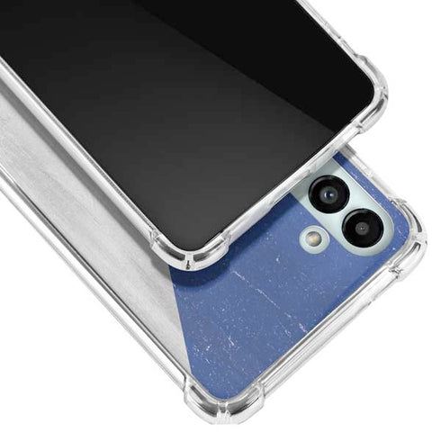 Czech Republic Flag Distressed Galaxy A13 5G Clear Case