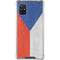 Czech Republic Flag Distressed Galaxy A51 5G Clear Case